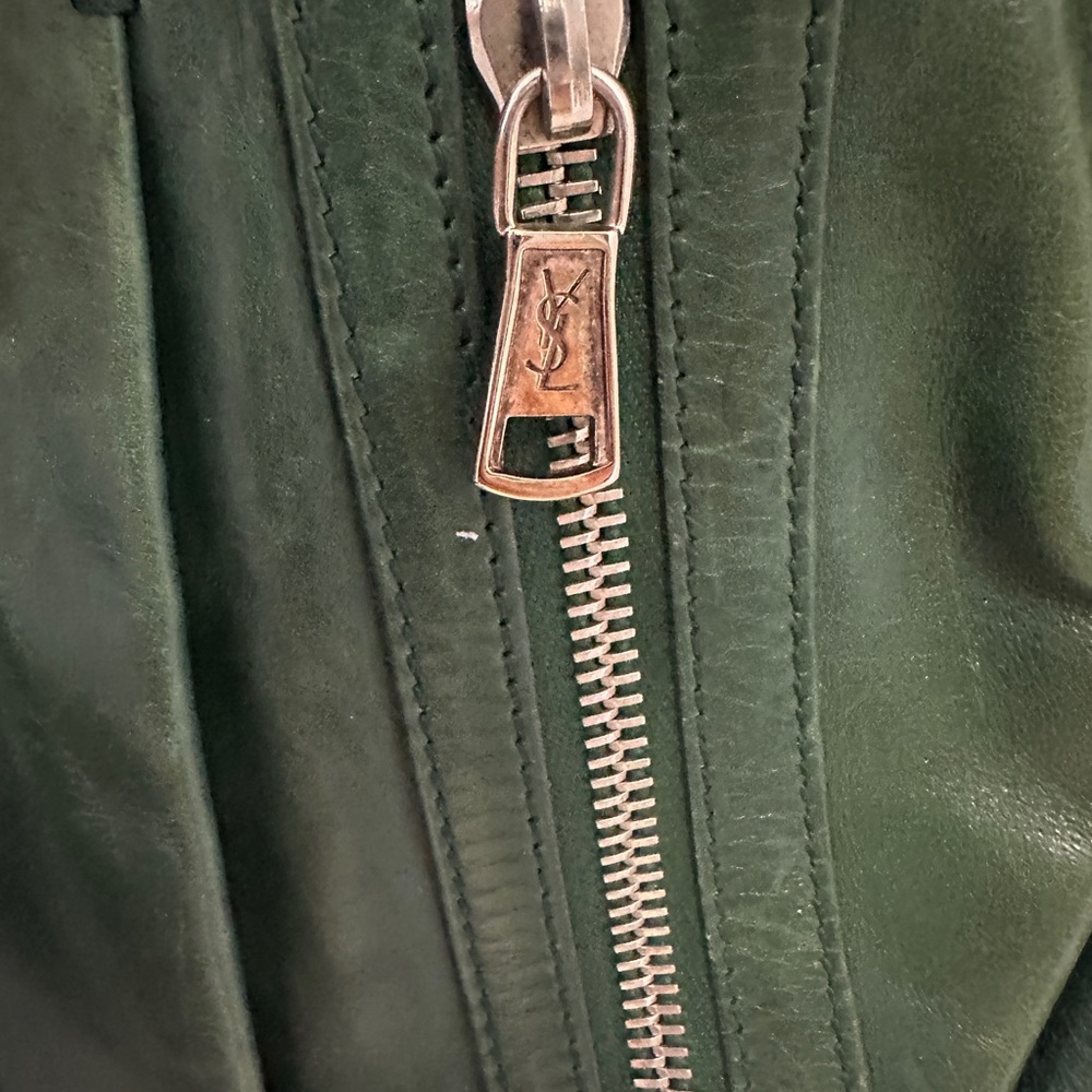 Green YSL Leather bag - Women's Shoulder Purse - Picture 2 of 4
